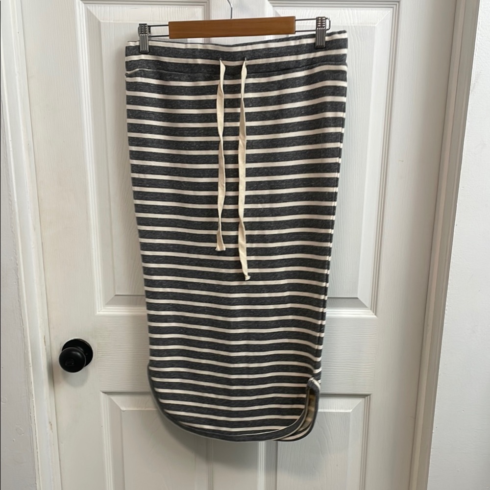 Striped Knit Women's Skirt